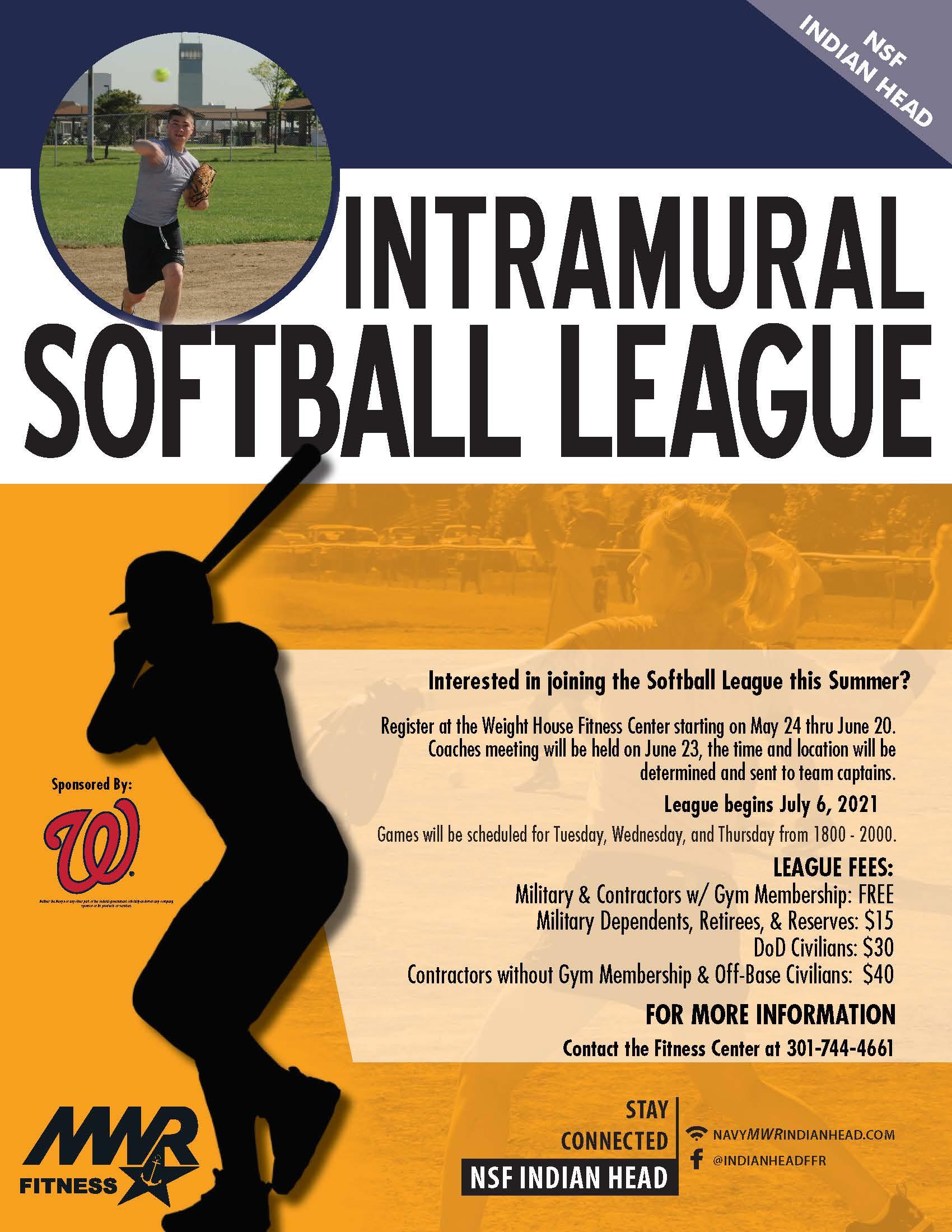 2021 Intramural Softball League